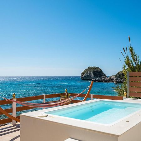 Villa Renata & Villa Filippos With Private Plunge Pool By Konnect Agios Gordios  Luaran gambar