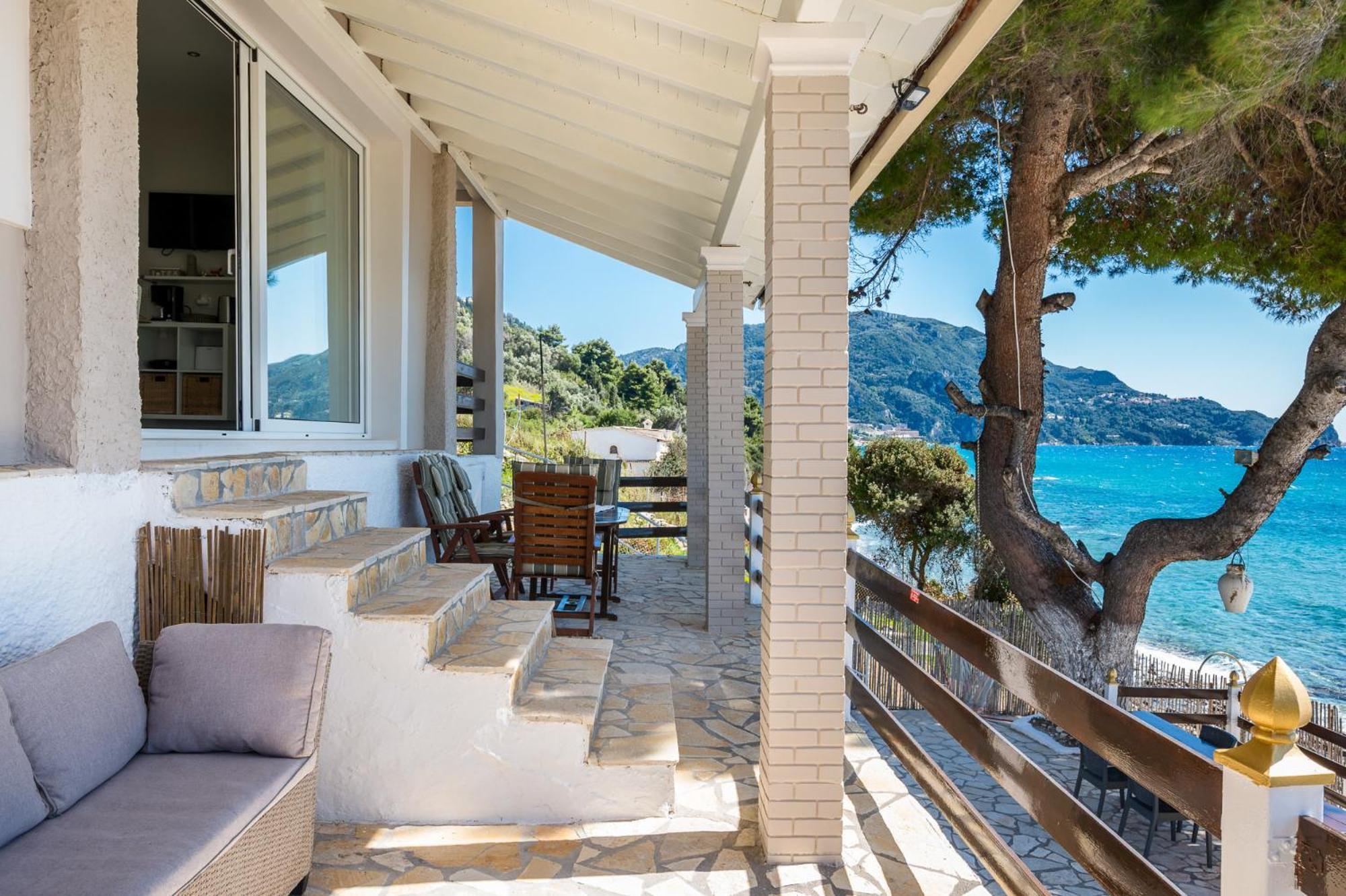 Villa Renata & Villa Filippos With Private Plunge Pool By Konnect Agios Gordios  Luaran gambar