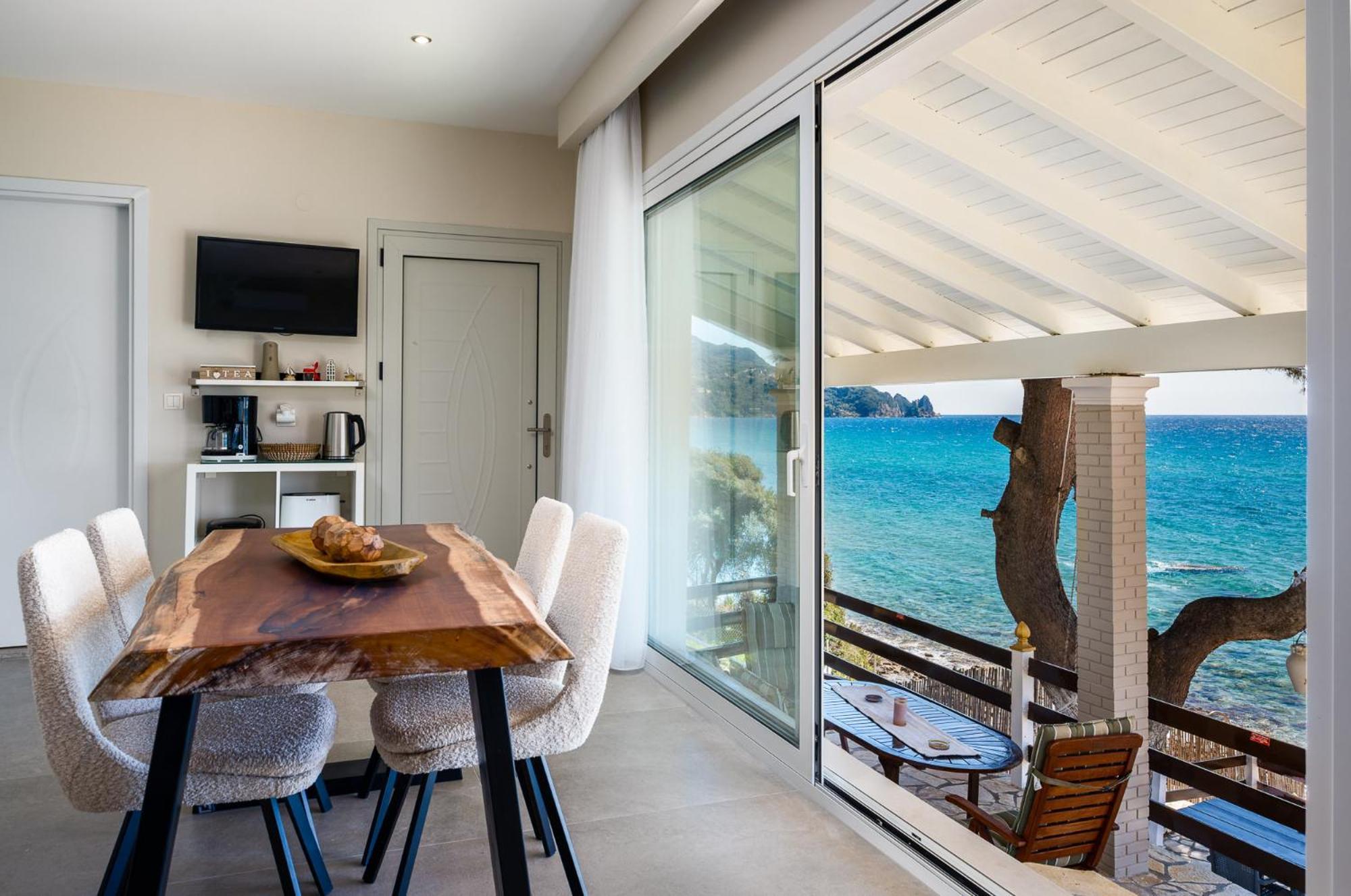 Villa Renata & Villa Filippos With Private Plunge Pool By Konnect Agios Gordios  Luaran gambar