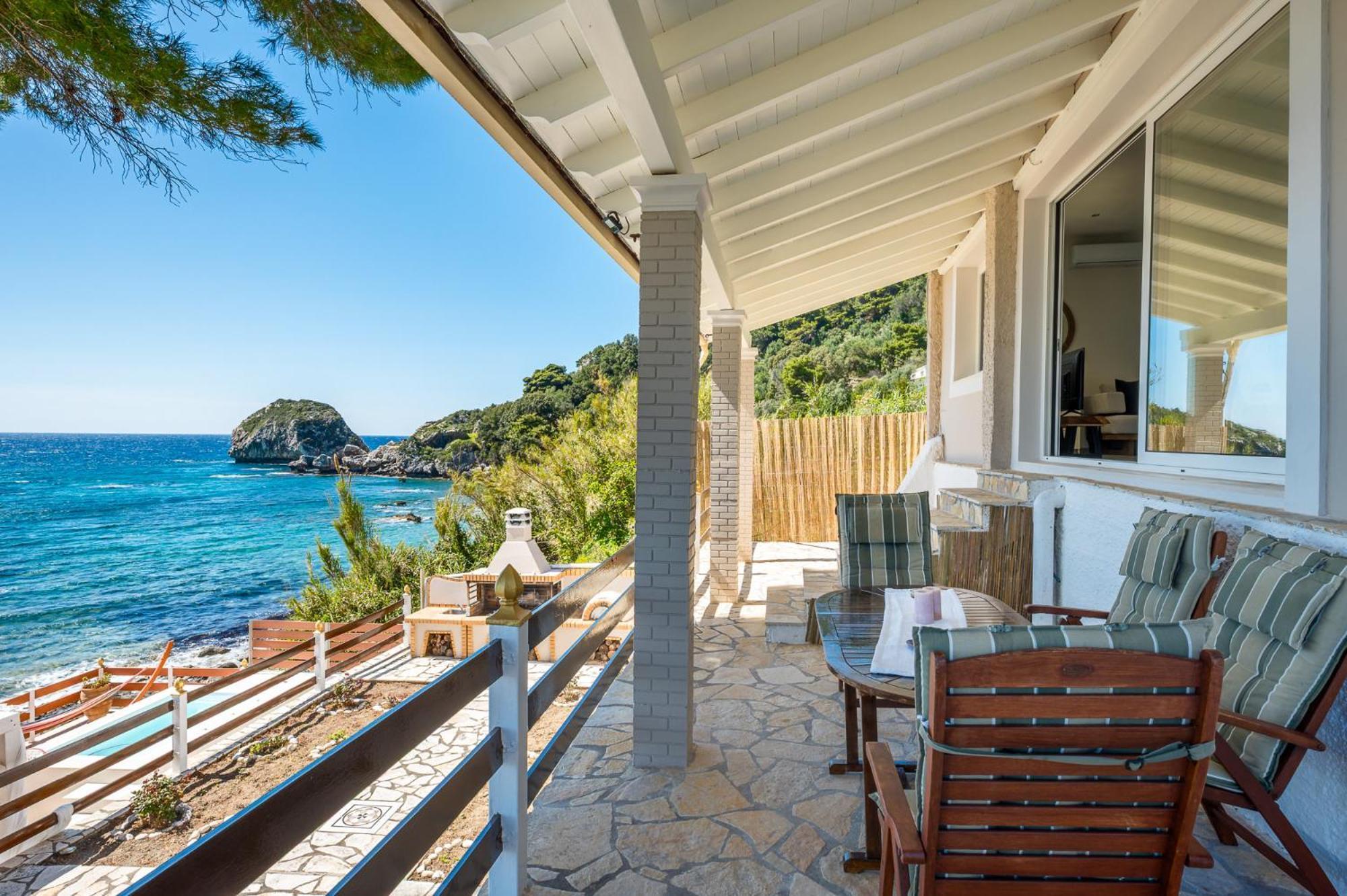 Villa Renata & Villa Filippos With Private Plunge Pool By Konnect Agios Gordios  Luaran gambar