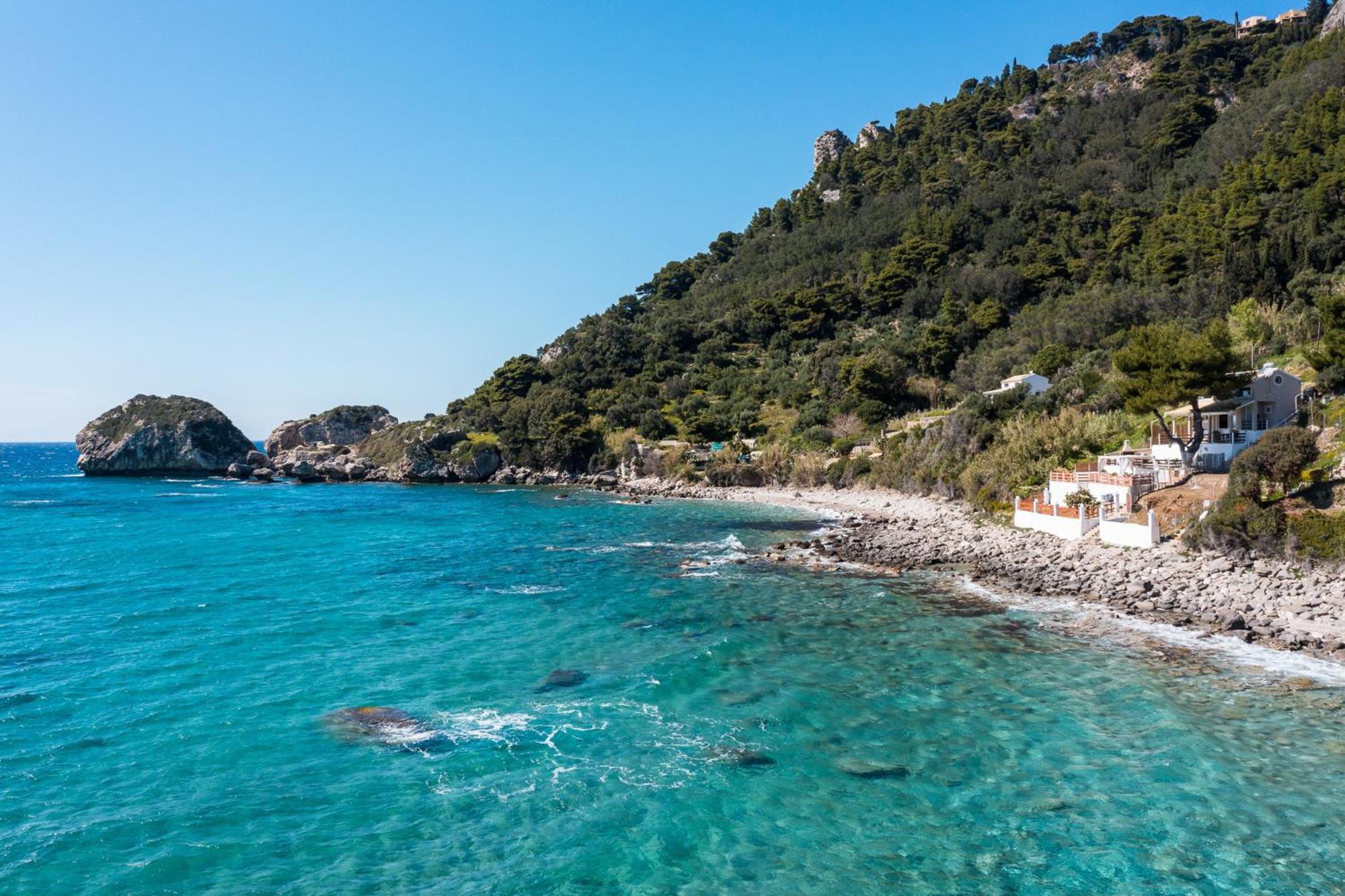 Villa Renata & Villa Filippos With Private Plunge Pool By Konnect Agios Gordios  Luaran gambar